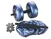 Aquabells Travel Water Filled Exercise Dumbells - 1 pair