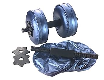 Aquabells Travel Water Filled Exercise Dumbbells - 1 pair