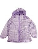 Pink Platinum - Infant Girls Hooded Plaid Parka Jacket, Purple (Size 18Months)