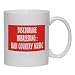 DISCOURAGE INBREEDING: BAN COUNTRY MUSIC Mug for Coffee / Hot Beverage (choice of sizes and colors)