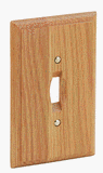 Blank Wall Plates: Do it Best Oak Imports B52407 Single Switch Plate