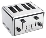 KitchenAid KMTT400OB 4-Slice Metal Toaster, Onyx Black and Stainless Steel
