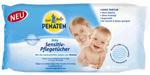 Penaten Baby Sensitiv-Pfleget&uuml;cher, 56er Packung Preisvergleich