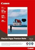 Canon Fine Art 13 x 19 Inch Premium Matte Paper 20 Sheets (1263B004)