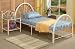 TWIN SIZE BED IN WHITE FINISH