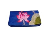 Handbag Heaven Blue Silk, Embroidered Purse or Clutch