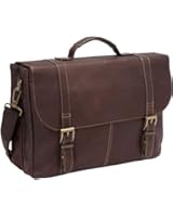 Heritage Colombian Leather Laptop Briefcase/Portafolio-Brown