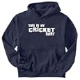 Sweatshirt Navy Blue " This Is My Cricket Shirt " Sports