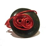Bloodstone Ring 01 Wire Wrapped Green Red Crystal Healing Stone Reiki Therapy Size 7