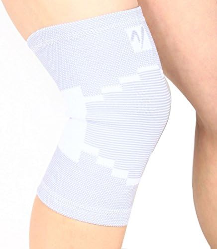 Lowman High Elastic Sleeve Legged Warm Outdoor Sports Kneepad White