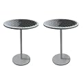 Pedestal Tables - Set of 2 (Pixilated Dot)