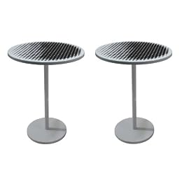 Pedestal Tables - Set of 2 (Pixilated Dot) : Target