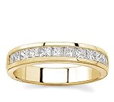 18k Yellow Gold Princess-Cut Diamond Band (G/VS2, 1 ct. tw.)