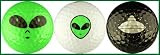 Aliens Golf Balls w/ Spaceship Variety