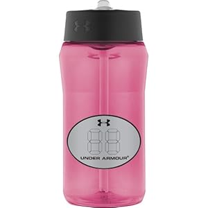 Under Armour UP4311CL6TRI Locker Tag Tritan Bottle, Cerise, 18-Ounce