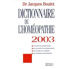 Dictionnaire de l'hom�opathie 2003