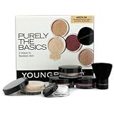 Youngblood Purely The Basics Kit #Medium (2Xfoundation, 1Xmineral Blush, 1Xsetting Powder, 1Xbrush, 1Xmineral Powder) 6Pcs