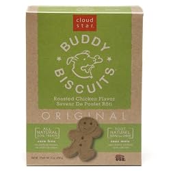 Cloud Star Buddy Biscuits Dog Treats, Roasted Chicken Flavor, 16-Ounce Boxes (Pack of 6)