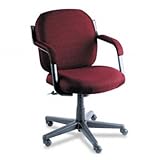 Global 4737BKPB07 Commerce Series Low-Back Swivel/Tilt Chair, Burgundy Fabr ....