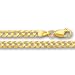 14K Yellow Gold Comfort Curb Chain Bracelet - Width 2.7mm - Length 10 Inch