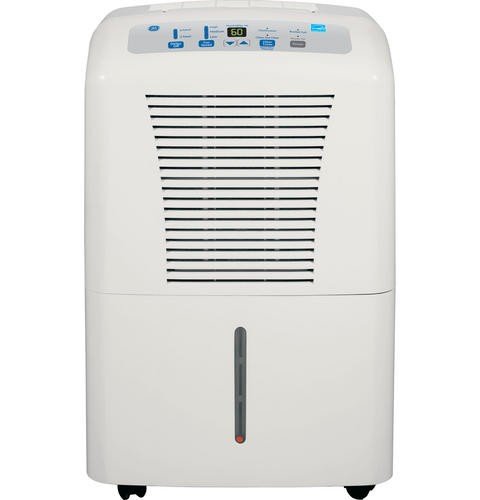 GE ADER65LN 65 Pint Capacity Dehumidifier, R-410A Refrigerant, 17.5 Bucket Capacity, 3 Fan Speeds