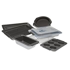 Anolon 52332 10-Piece Sure Grip Bakeware Set by Anolon
