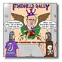 Rich Diesslins Funny General - Editorial Cartoons - Editorial Cartoon about Fred Thompson Followers - Fred Heads - Wall Clocks