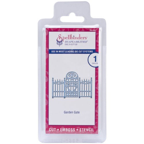 Spellbinders S2-080 Shapeabilities Die D-Lites, Garden Gate