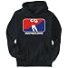 Hoodie Mens Black  Bodybuilding USA SIGN  Sports