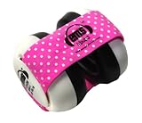 Em's 4 Bubs Baby Earmuffs (Pink with White Dots Size 0-6 months)