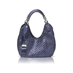 Francesco Biasia Miss Allie - Woven Calf Leather Shoulder Bag Ribes