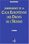 Jurisprudence de la Cour europ�enne des droits de l'homme, 8e �dition