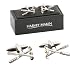 Harvey Makin Golf Clubs Cufflinks in a Personalised Gift Box FREE ENGRAVING