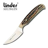 Linder Stag Handle Skinning Knife