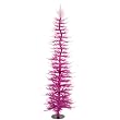 Whimsical Fuschia Laser Artificial Christmas Tree 6'