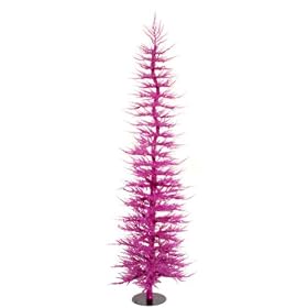 Whimsical Fuschia Laser Artificial Christmas Tree 6   See larger image  	    See 1 customer image Share your own customer images Whimsical Fuschia Laser Artificial Christmas Tree 6