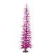 Whimsical Fuschia Laser Artificial Christmas Tree 6'