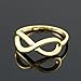 10k Yellow Gold Infinity Ring