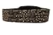 TFJ Women Extra Wide Western Fashion Hip Belt Big Metal Buckle Beads Studs Silver S M L Xl