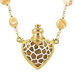 Heart Of Gold Aromatherapy Perfume Necklace