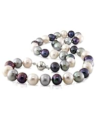 Sterling-Silver 9-9.5 MM White Freshwater Cultured Pearl Strand, 18"