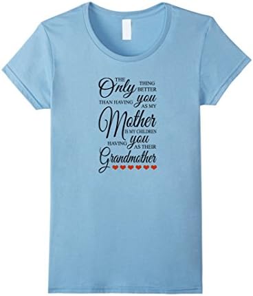 Women's Only Thing Better Than Having You As My Mother... T Shirts Large Baby Blue