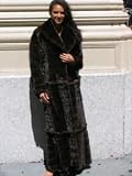 EXCEPTIONAL NEW MAHOGANY MINK FUR COAT sz10 #9730