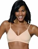 Barely There Women's Customflex Fit Lightly Lined Stripe Wirefree,Soft Taupe Stripe,Large
