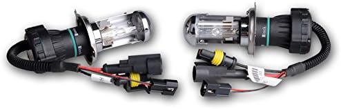 OMGCAR 2 PCS Offroad Xenon Bulb H4-3 6000K 55W HID Xenon Replacement Light Bulbs