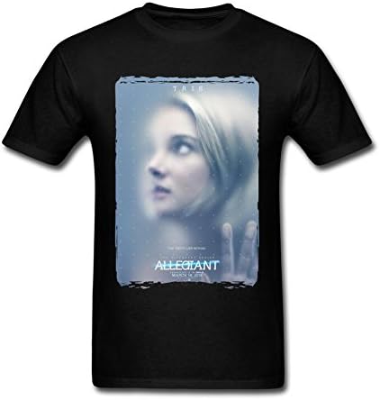 ZhengLu Men's The Divergent Series Allegiant 2016 T-Shirts Size XL Black