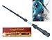 HARRY POTTER Dumbledore LED LIGHT UP MAGIC WAND PROP-004(free tattoo)