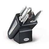 Cuisinart Continental 6-Piece Stainless-Steel Knife Set with Black Block