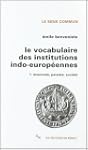 Vocabulaire des institutions indo-eur...