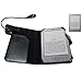 AMAZON KINDLE 4 4TH GENERATION BLACK EXECUTIVE LEATHER CASE COVER BOOK WALLET (2011 Latest Kindle Generation, £89, Wi-Fi, 6
